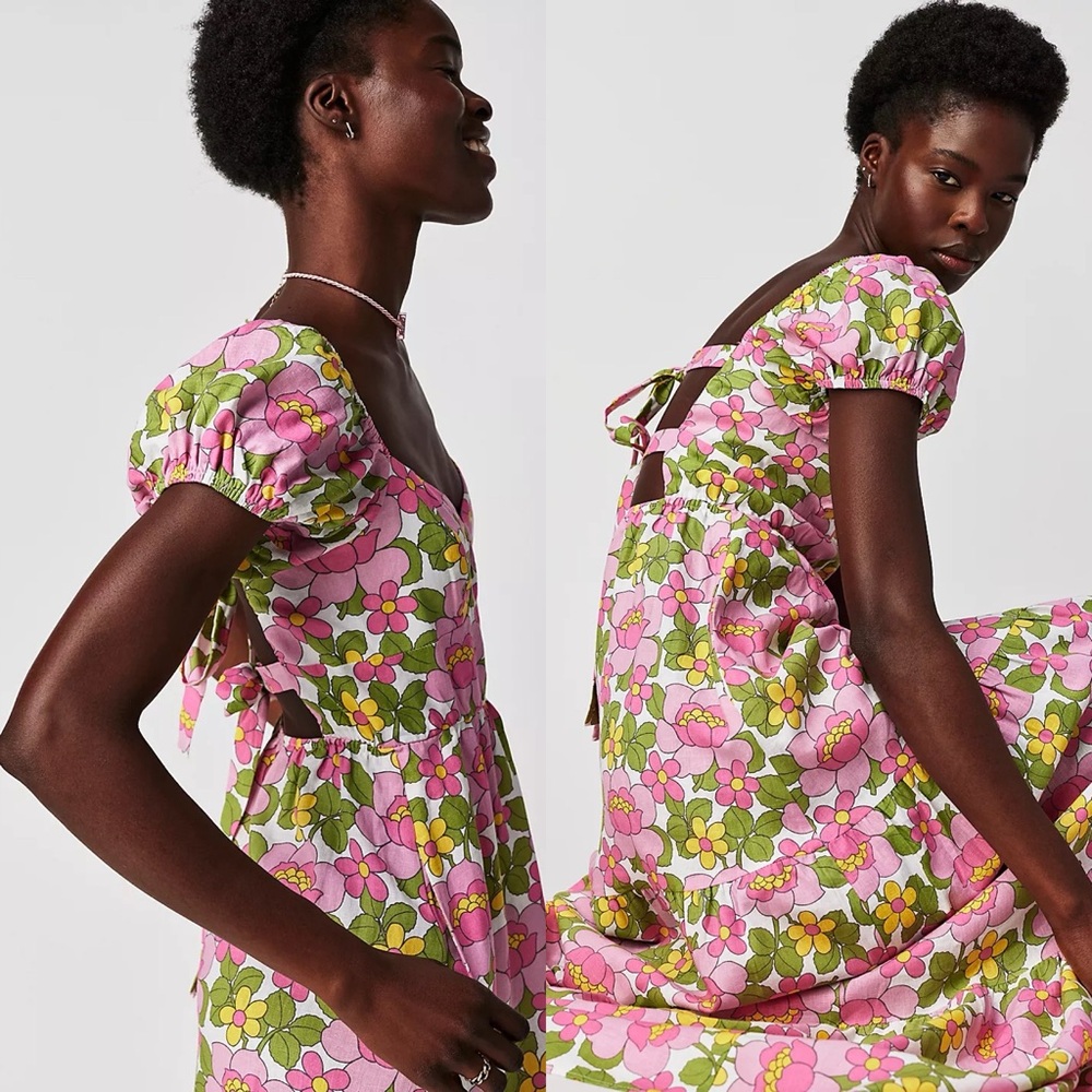 Show Me Your Mumu Cathy Maxi Dress in Fresh Floral - Picture 2 of 13